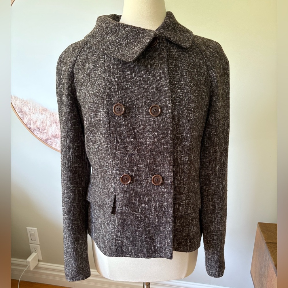 Banana Republic Wool-blend Tweed Blazer/Jacket